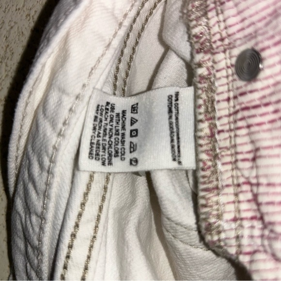 We The Free by Free People White Denim Shorts | Size 30 | Button Fly - Picture 9 of 9